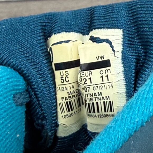 Nike Air Jordan Spizike BT Toddler Boy Sz 5 Space Blue White Mid Lace Sneakers - Picture 6 of 10